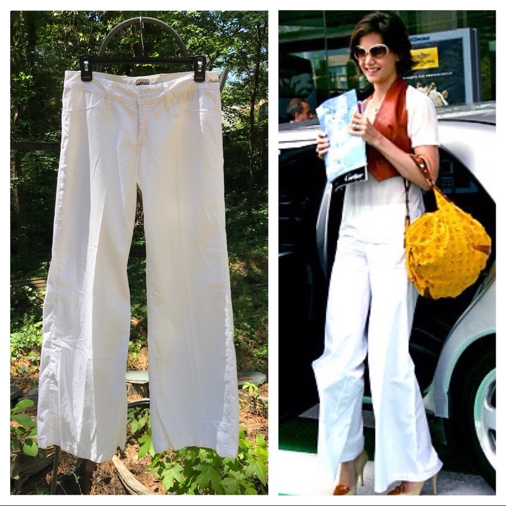 Goldsign White Wide Leg Pants